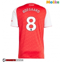 Moške Nogometnih dresov Arsenal Martin Odegaard #8 Domači 2025-26 Kratki rokavi